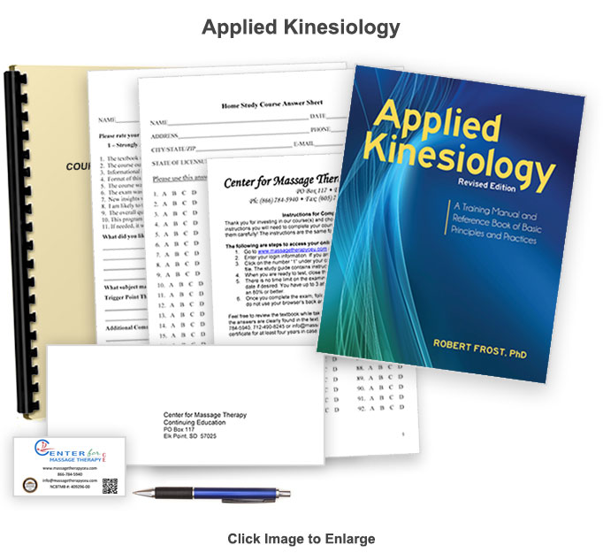 The 15 CE hour Applied Kinesiology course will present you with information on the theory and practice of applied kinesiology.