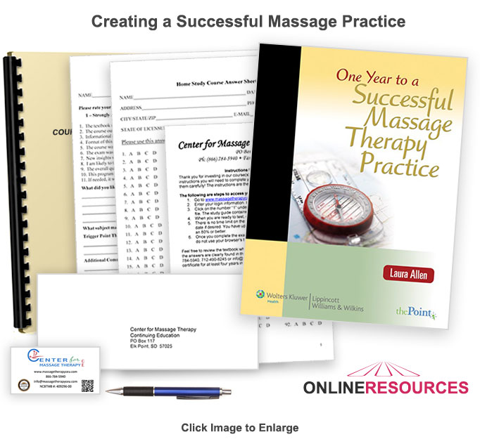 The NCBTMB approved 8 CE hour Creating a Successful Massage Practice course will provide you with strategies on how to run a successful massage practice.