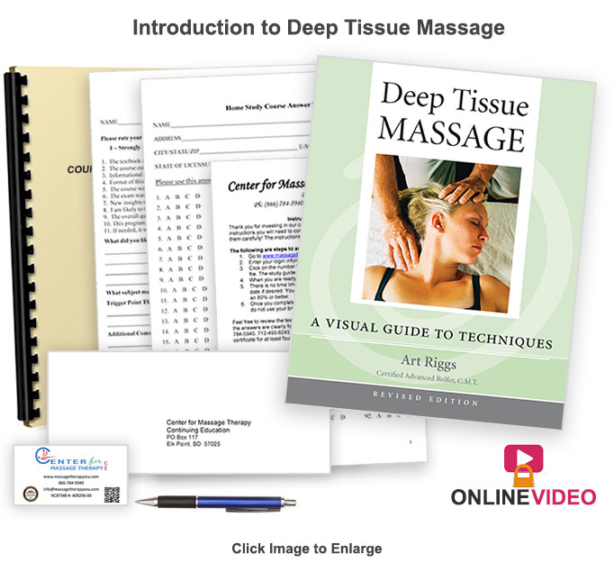 The NCBTMB approved 15 CE hour Deep Tissue Massage course will introduce you to deep tissue massage and its related theories and techniques.