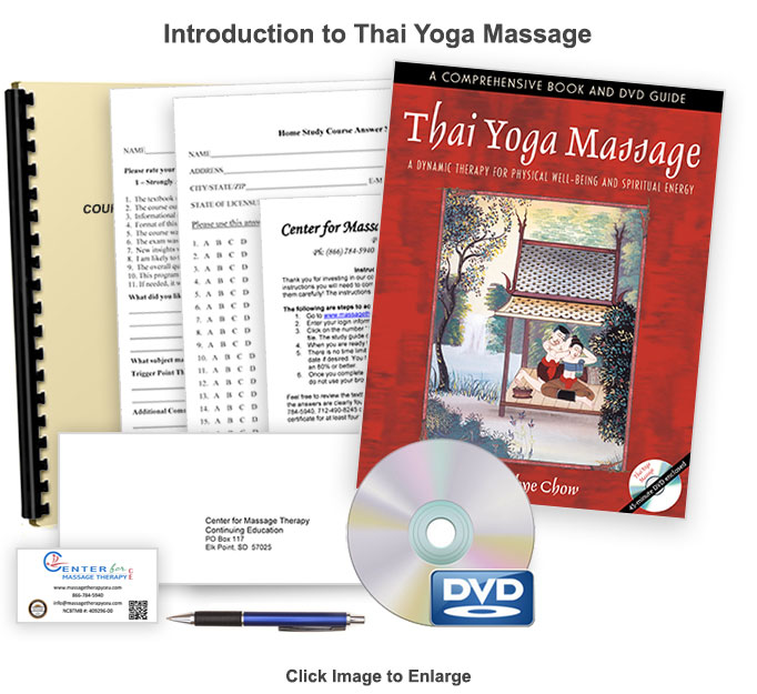 The NCBTMB approved 12 CE hour Thai Yoga massage home study course will introduce you to Thai yoga massage and its realted techniques and theories.