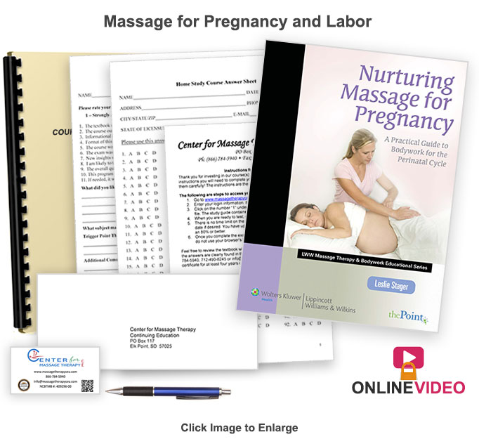 The NCBTMB approved 14 CE hour Massage for Pregnancy and Labor course will introduce you to massage for pregnancy, labor, and the postpartum period.