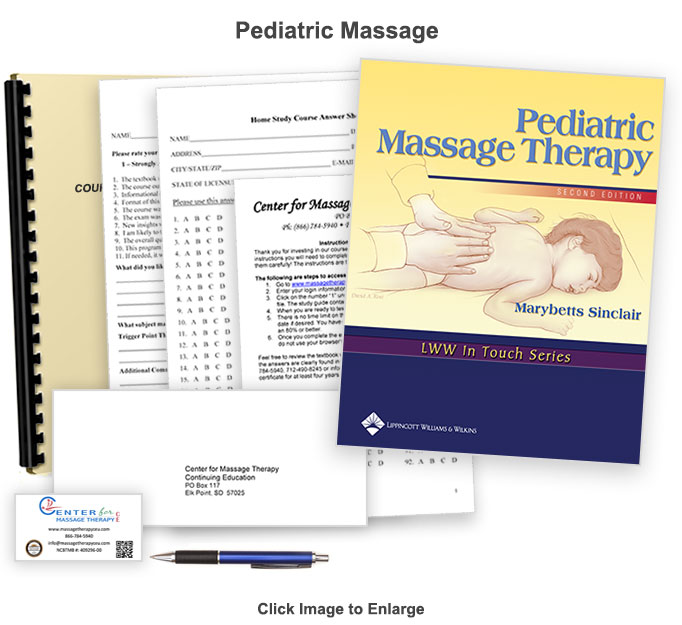 The 10 CE hour Pediatric Massage course will introduce you to the art of child massage and its related theories.