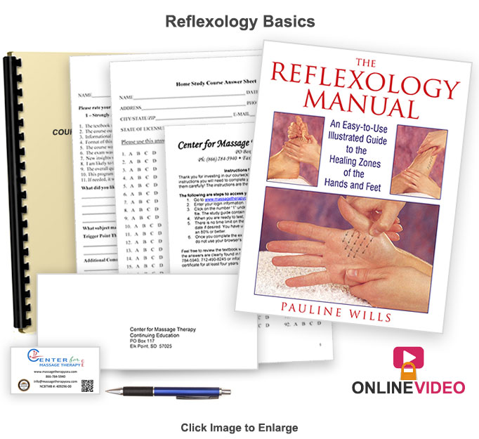 The NCBTMB approved 6 CE hour Reflexology Basics course will introduce you to the basics of hand and foot reflexology.