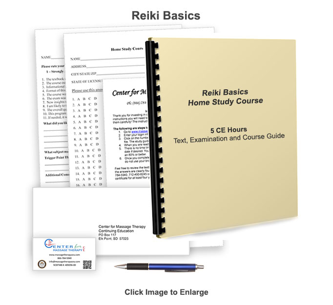 The NCBTMB and state approved 5 CE hour Reiki Basics course will introduce you to reiki therapy and its related theories.