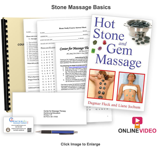 The NCBTMB approved 5 CE hour Stone Massage Basics course will introduce you to the basics stone and gem massage.